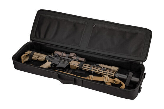 The GGG Rifle Case is made from black polymer and offers unlimited customization options